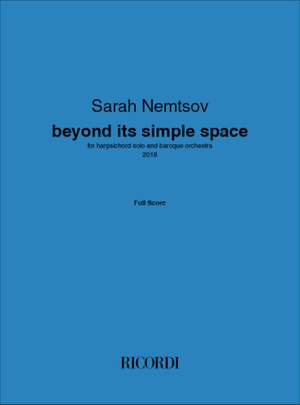 Sarah Nemtsov: beyond its simple space