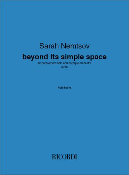 Sarah Nemtsov: beyond its simple space