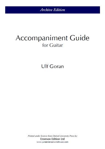 Ulf Goran: Accompaniment Guide for Guitar