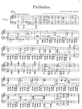 Koczalski, Raoul: 24 Preludes for piano solo