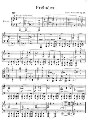 Koczalski, Raoul: 24 Preludes for piano solo