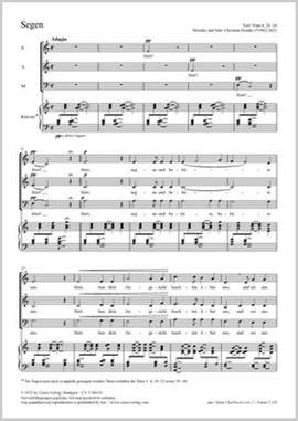 Domke, Christian: Segen (A minor)