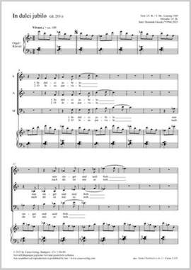 Giesen, Dominik: In dulci jubilo