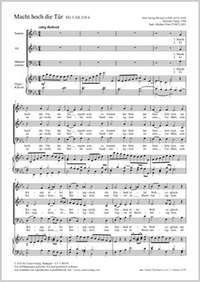 Porr, Michael: Macht hoch die Tür (E flat major)