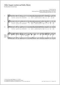 Schütz, Heinrich: Aller Augen warten auf dich, Herre, SWV 429
