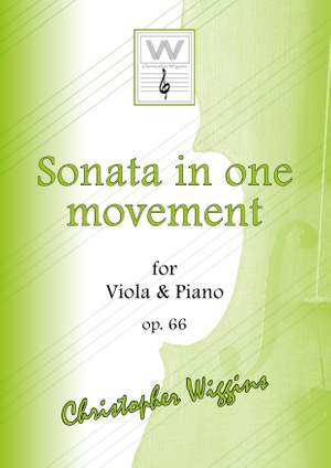 Christopher Wiggins: Sonata in one movement, Op. 66 Product Image