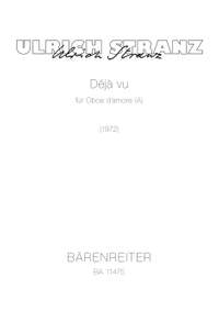 Stranz, Ulrich: Déjà vu for Oboe d´amore in A Major