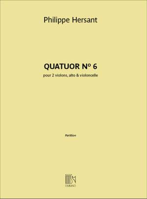 Philippe Hersant: Quatuor N° 6