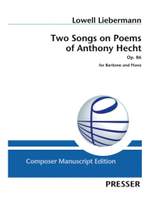 Liebermann, L: Two Songs on Poems of Anthony Hecht Product Image