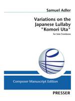 Adler, S: Variations on the Japanese Lullaby "Komori Uta" Product Image