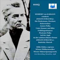 Herbert von Karajan conducts Johann Strauss jr & Johann Strauss sr.