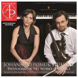 Hummel: Potpourri Op. 94 • Works for Viola