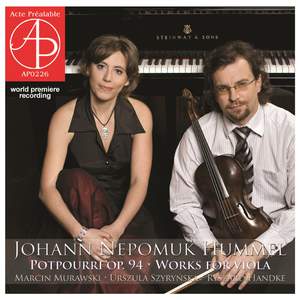 Hummel: Potpourri Op. 94 • Works for Viola