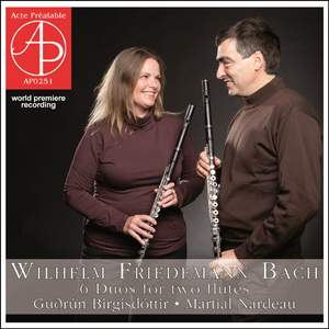 W.F. Bach: 6 Duos for Two Flutes