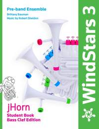 Nuvo WindStars 3 Student Book - jHorn Bass Clef Edition