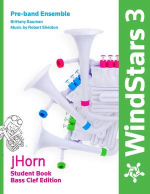 Nuvo WindStars 3 Student Book - jHorn Bass Clef Edition