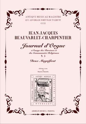 Jean-Jacques Beauvarlet Charpentier: Journal d'Orgue