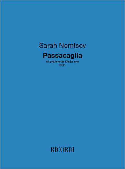 Sarah Nemtsov: Passacaglia