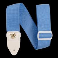 Ernie Ball Strap Polypro Soft Blue & White