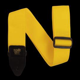 Ernie Ball Strap Polypro Yellow & Black