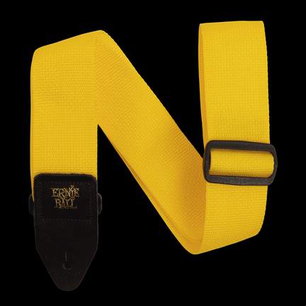 Ernie Ball Strap Polypro Yellow & Black