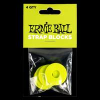 Ernie Ball Strap Blocks 4pk Green