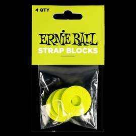 Ernie Ball Strap Blocks 4pk Green