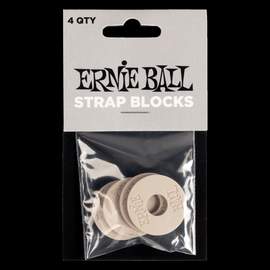 Ernie Ball Strap Blocks 4pk Grey 