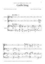 Artley: Cradle Song SATB & Organ Product Image