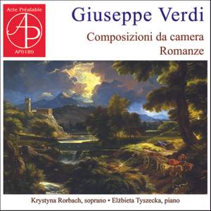 Giuseppe verdi - composizioni da camera • romanze