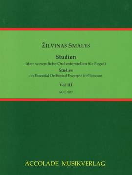 Zilvinas Smalys: Studien über Orchesterstellen für Fagott Vol. III