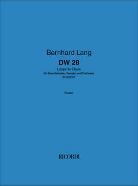 Bernhard Lang: DW 28