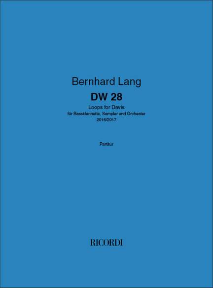 Bernhard Lang: DW 28