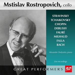 Stravinsky, Chopin & Others: Cello Works (Live)