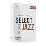 D'Addario Organic Select Jazz Unfiled Soprano Saxophone Reeds, Strength 4 Hard, 10-pack Product Image