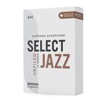 D'Addario Organic Select Jazz Unfiled Soprano Saxophone Reeds, Strength 4 Medium, 10-pack Product Image