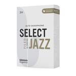 D'Addario Organic Select Jazz Filed Alto Saxophone Reeds, Strength 3 Hard, 10-pack Product Image