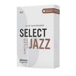 D'Addario Organic Select Jazz Unfiled Alto Saxophone Reeds, Strength 4 Hard, 10-pack Product Image