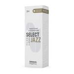 D'Addario Organic Select Jazz Filed Baritone Saxophone Reeds, Strength 3 Hard, 5-pack Product Image