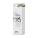 D'Addario Organic Select Jazz Filed Baritone Saxophone Reeds, Strength 3 Soft, 5-pack Product Image