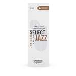 D'Addario Organic Select Jazz Unfiled Baritone Saxophone Reeds, Strength 3 Hard, 5-pack Product Image