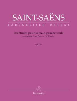 Saint-Saëns, Camille: Six Études pour la main gauche seule for Piano Op. 135 R 54