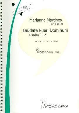 Marianne Martines: Laudate Pueri Dominum.