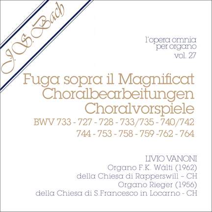 J.S. Bach - Opera Omnia per organo, Vol. 27