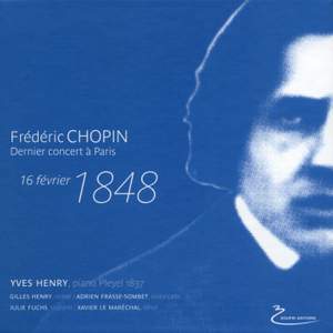 Frédéric Chopin: Dernier concert à Paris