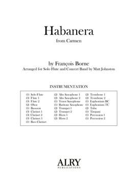 Georges Bizet_Francois Borne: Habanera for Solo Flute and Concert Band