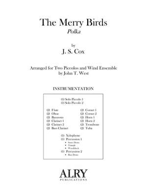 J.S. Cox: The Merry Birds for Two Piccolos and Wind Ensemble