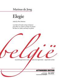Marinus de Jong: Elegie for Flute and Harp