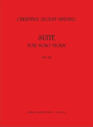 Christian August Sinding: Suite for solo Violin, op 123
