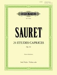 Emile Sauret: 24 Etudes Caprices, Op. 64